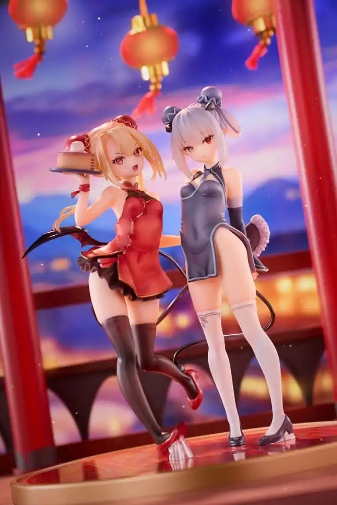 Original Character PVC Statuen 1/8 Tamano Kedama Tiffany &amp; Chloe 16 cm Produktfoto