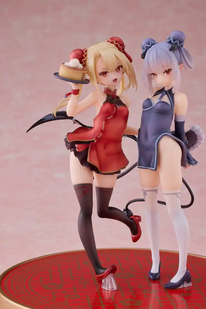 Original Character PVC Statuen 1/8 Tamano Kedama Tiffany &amp; Chloe 16 cm Produktfoto