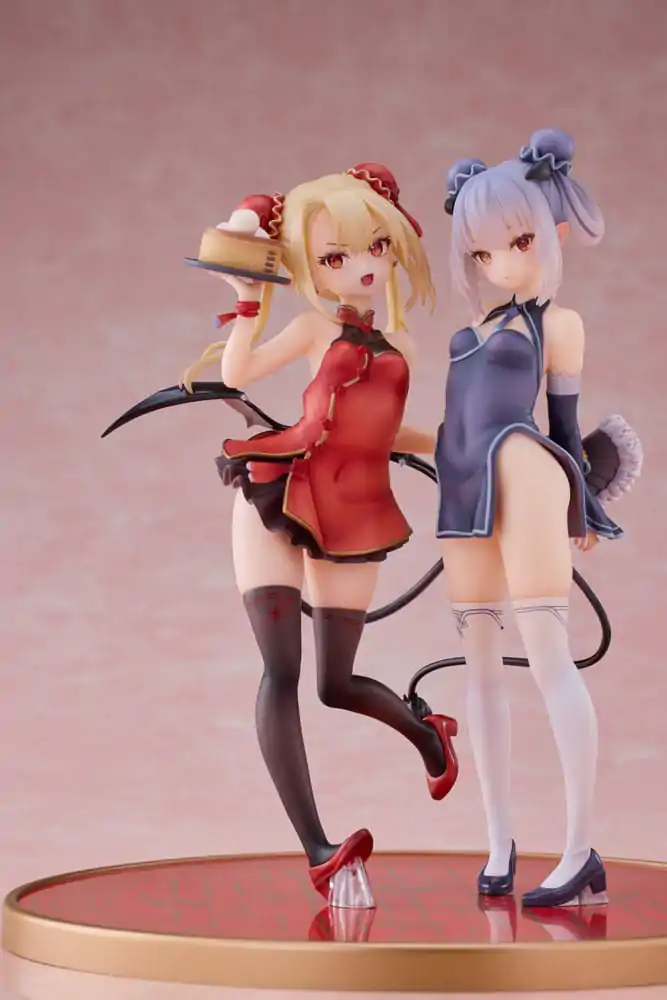 Original Character PVC Statuen 1/8 Tamano Kedama Tiffany &amp; Chloe 16 cm Produktfoto