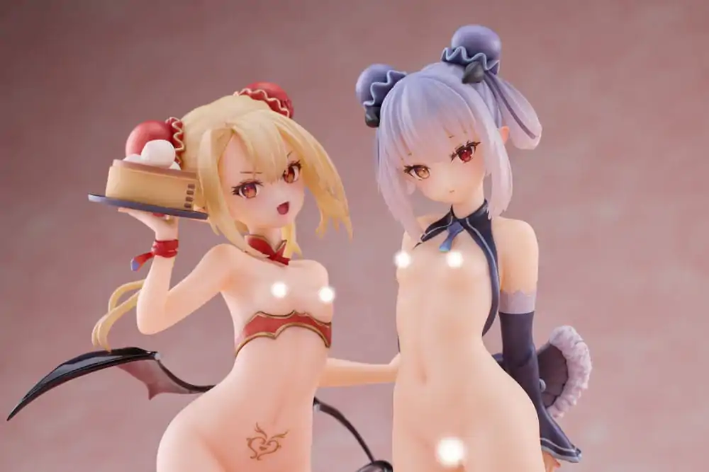 Original Character PVC Statuen 1/8 Tamano Kedama Tiffany &amp; Chloe 16 cm Produktfoto