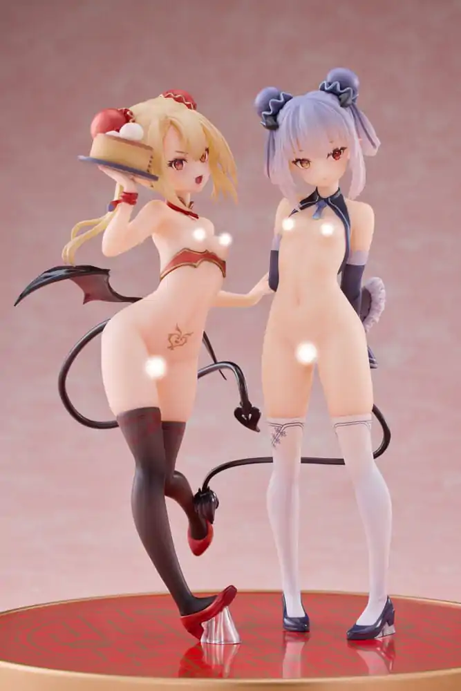 Original Character PVC Statuen 1/8 Tamano Kedama Tiffany &amp; Chloe 16 cm Produktfoto