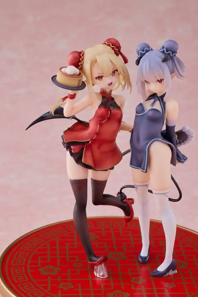 Original Character PVC Statuen 1/8 Tamano Kedama Tiffany &amp; Chloe 16 cm Produktfoto