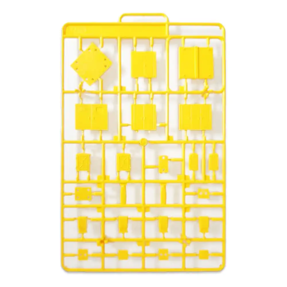 Original Character Plastic Model Kit 1/80 Pop Another World Series Relay box/Cubicle Yellow 3 cm Produktfoto
