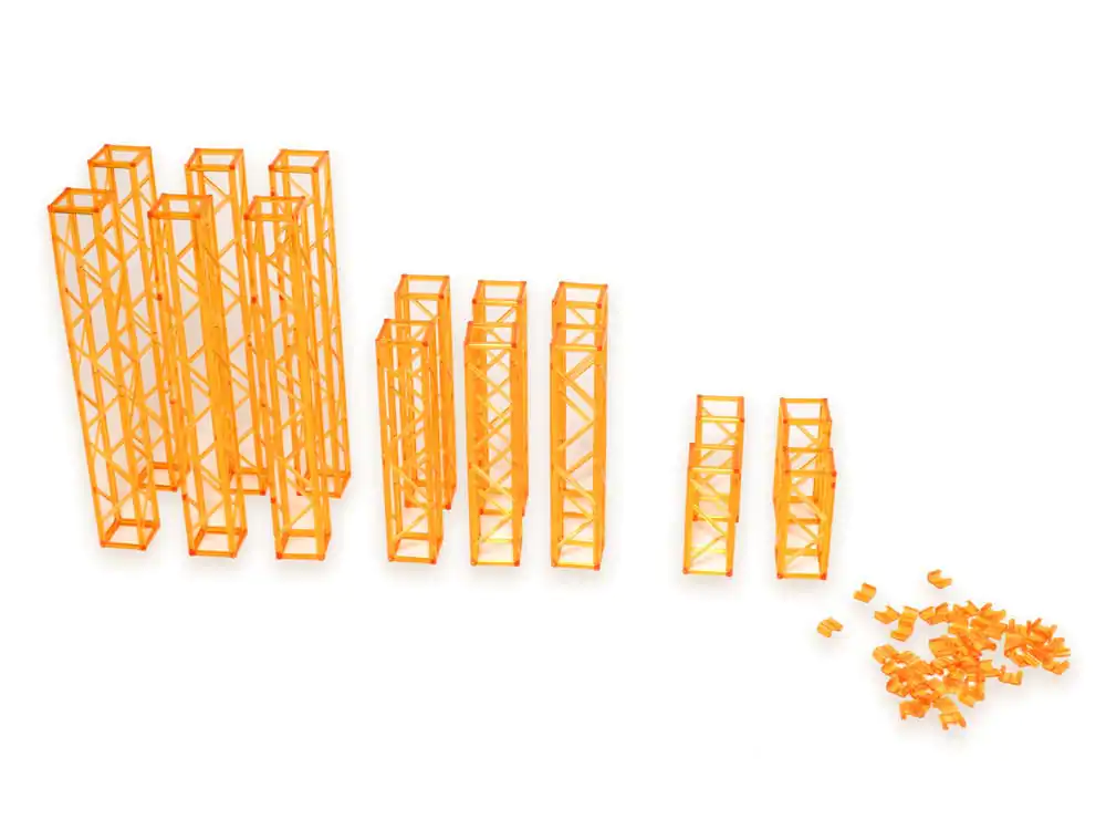 Original Character Plastic Model Kit Pop Accessory01 Truss clear Orange Ver. 15 cm Produktfoto