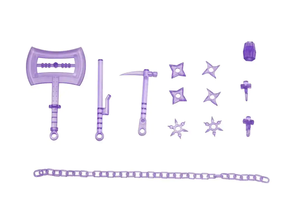 Original Character Plastic Model Kit Pop Series04:Shinobi2 Clear Purple 2 cm Produktfoto