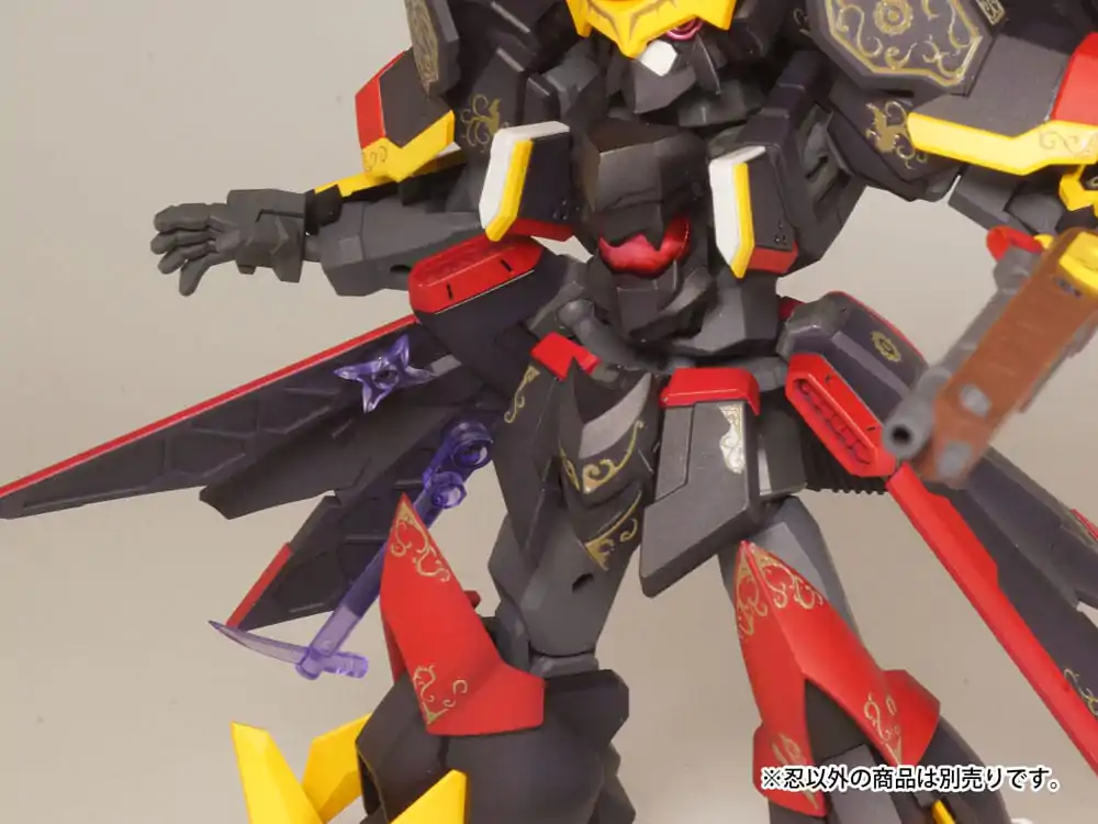 Original Character Plastic Model Kit Pop Series04:Shinobi2 Clear Purple 2 cm Produktfoto