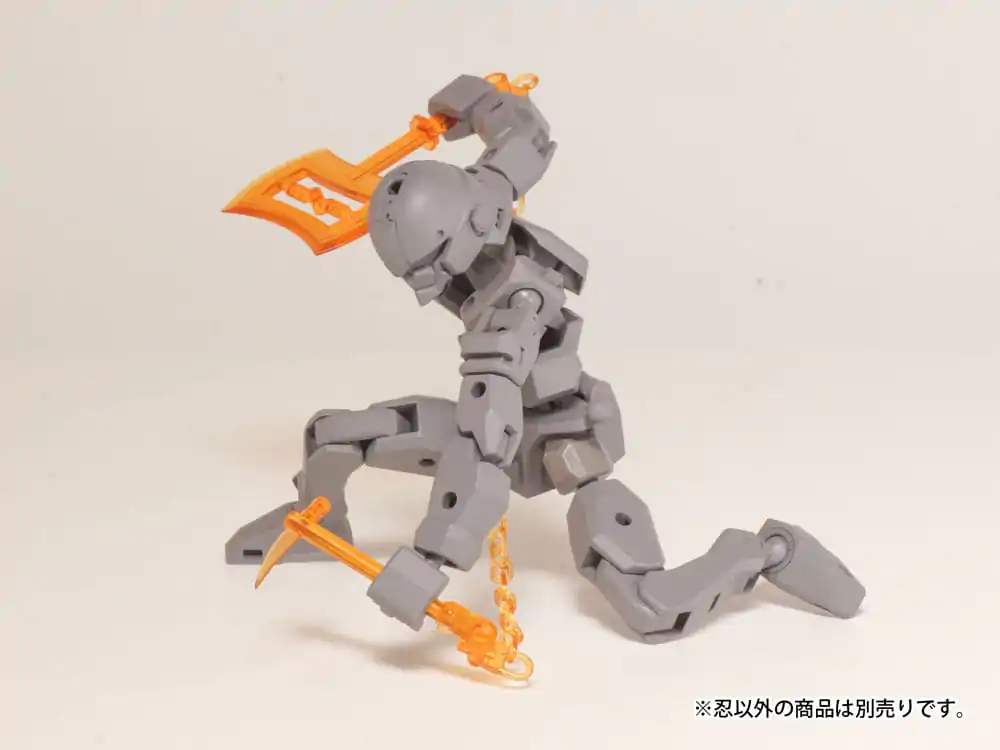 Original Character Plastic Model Kit Pop Series04:Shinobi3 Clear Orange 2 cm Produktfoto
