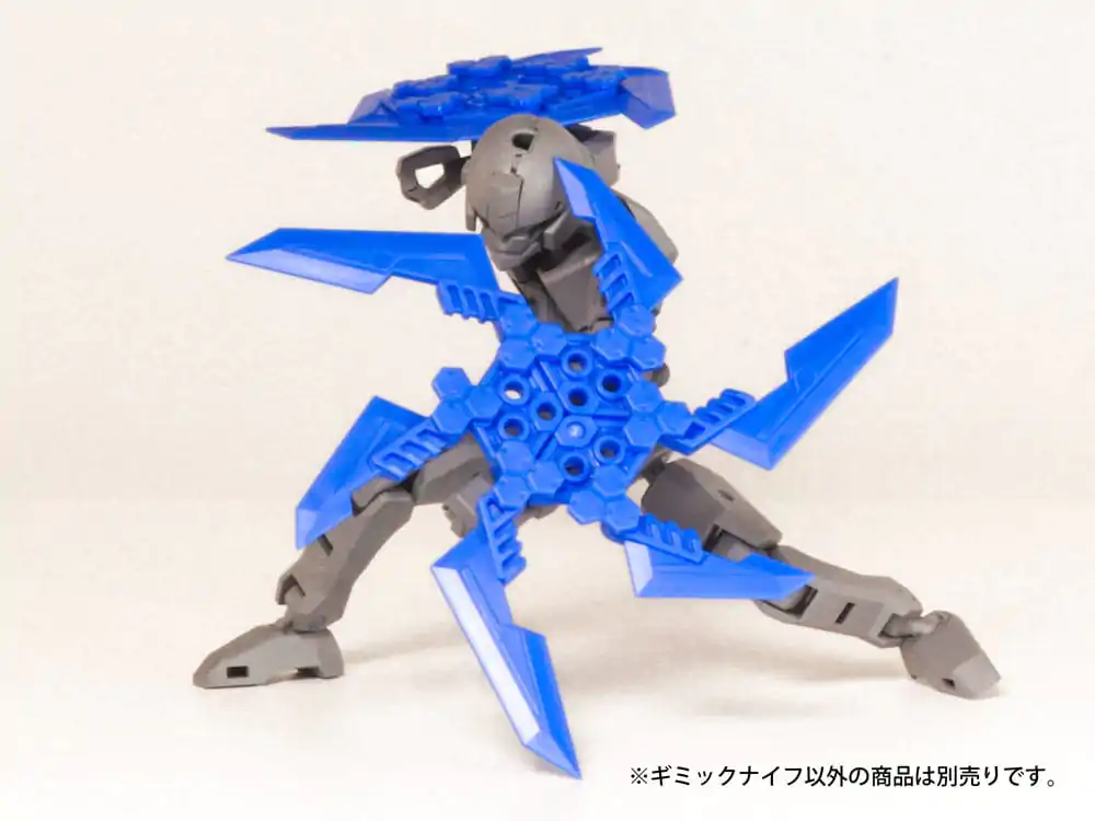 Original Character Plastic Model Kit Pop Series08: Gimic knife2 Blue 4 cm Produktfoto