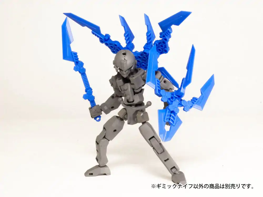 Original Character Plastic Model Kit Pop Series08: Gimic knife2 Blue 4 cm Produktfoto