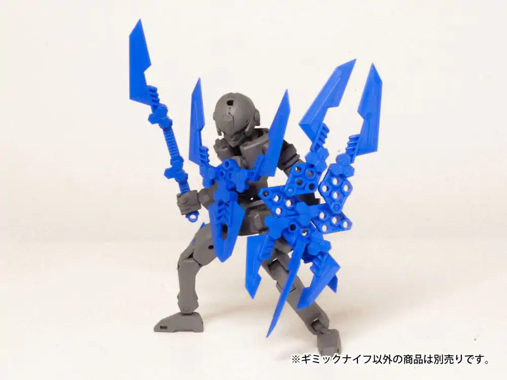 Original Character Plastic Model Kit Pop Series08: Gimic knife2 Blue 4 cm Produktfoto