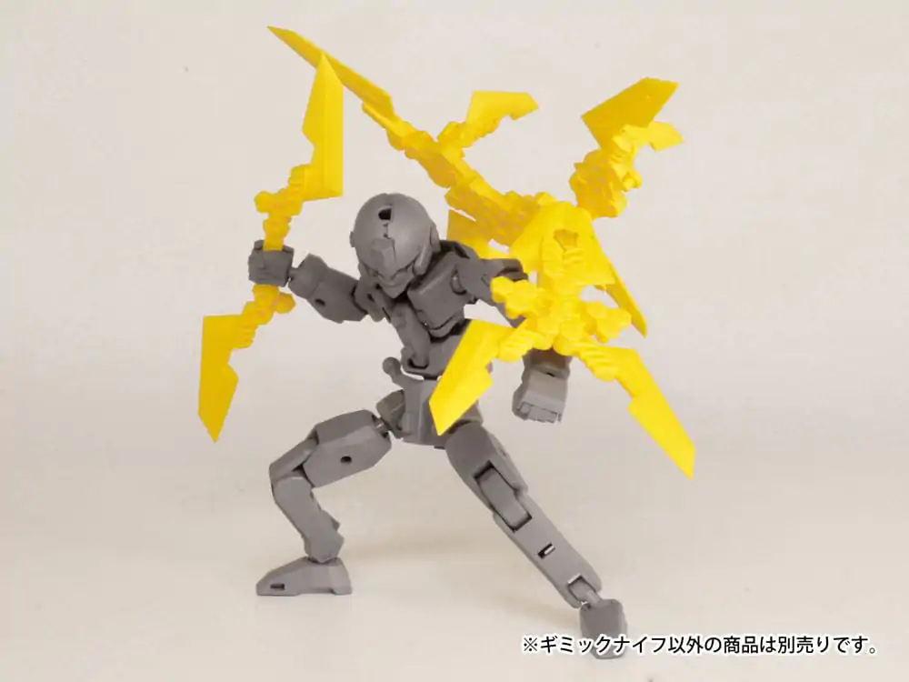 Original Character Plastic Model Kit Pop Series08: Gimic knife3 Yellow 4 cm Produktfoto