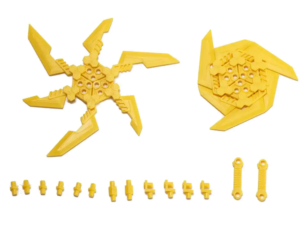 Original Character Plastic Model Kit Pop Series08: Gimic knife3 Yellow 4 cm Produktfoto