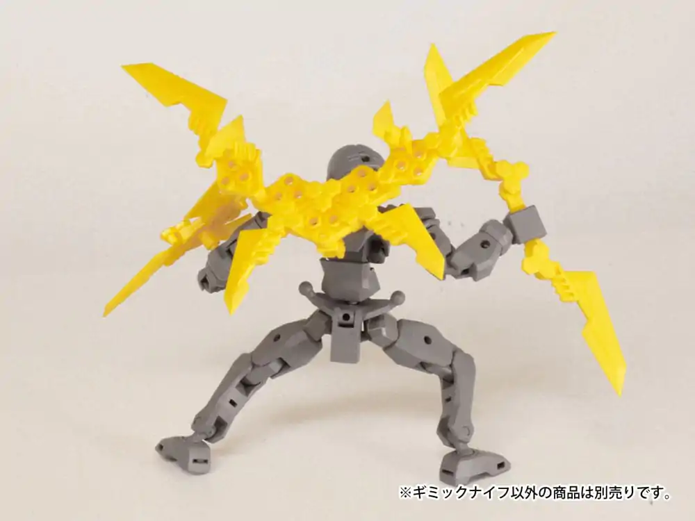 Original Character Plastic Model Kit Pop Series08: Gimic knife3 Yellow 4 cm Produktfoto
