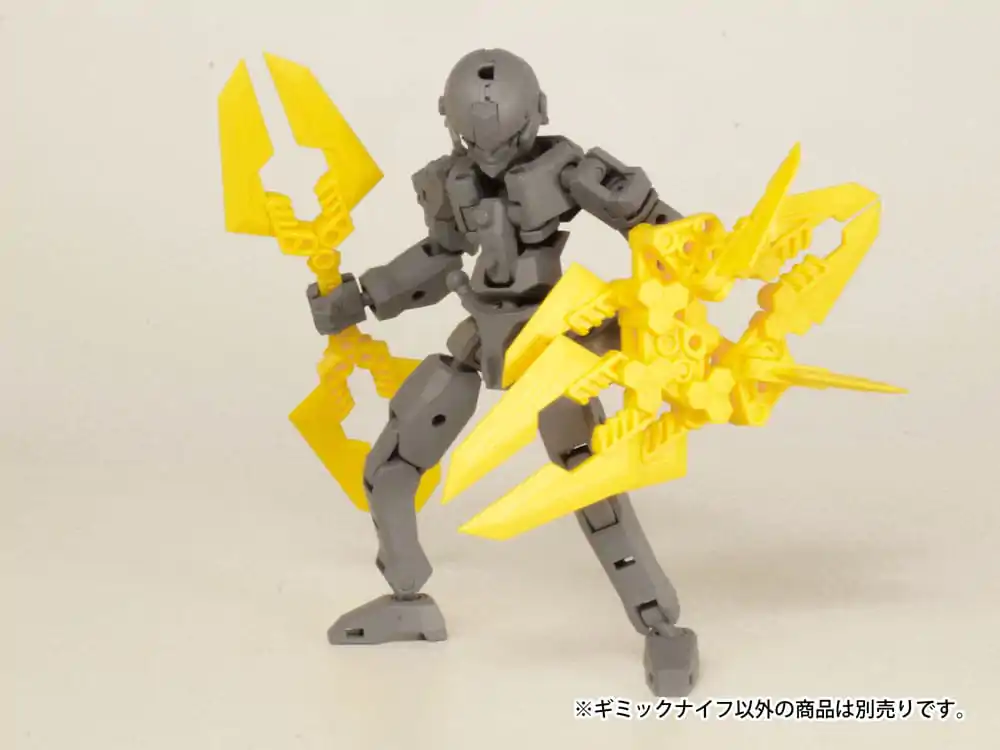 Original Character Plastic Model Kit Pop Series08: Gimic knife3 Yellow 4 cm Produktfoto