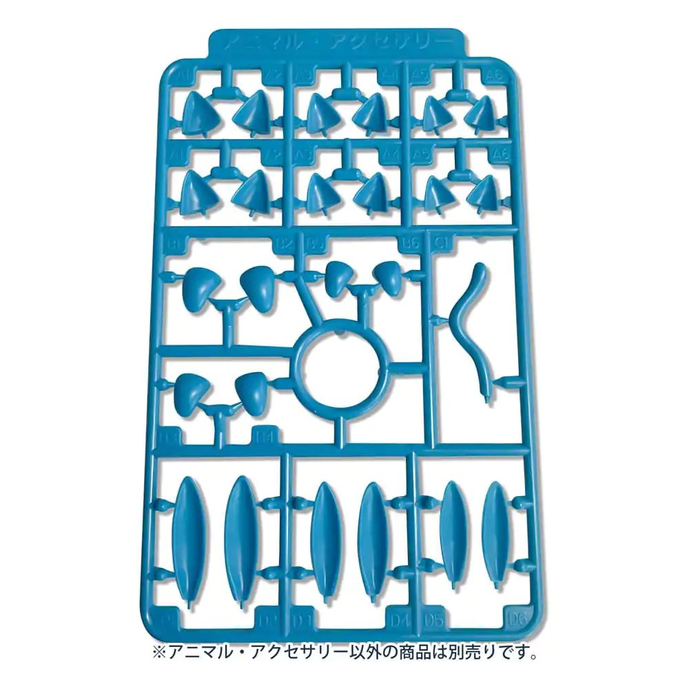 Original Character Plastic Model Kit Animal Accessary3 (Blue) 3 cm termékfotó