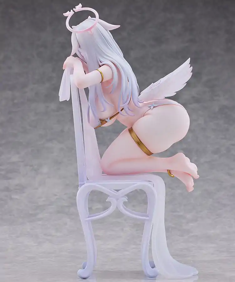 Original Character Statue 1/6 Pure White Angel-chan Tapestry Set Edition 27 cm Produktfoto