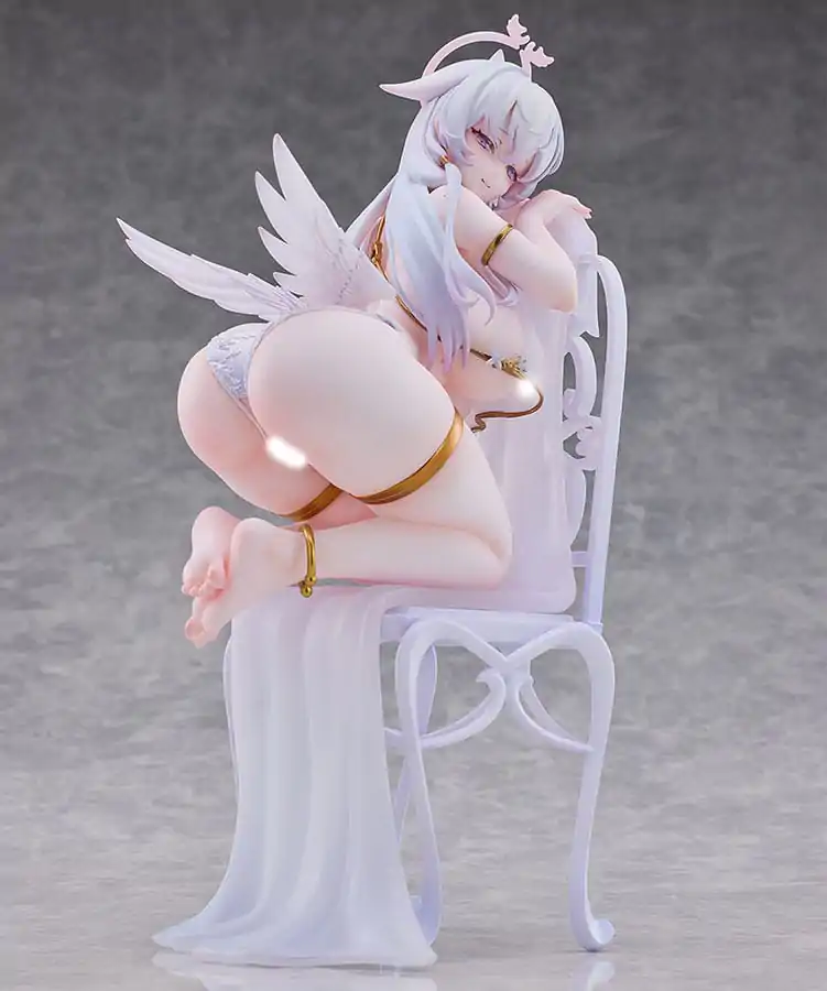 Original Character Statue 1/6 Pure White Angel-chan Tapestry Set Edition 27 cm Produktfoto