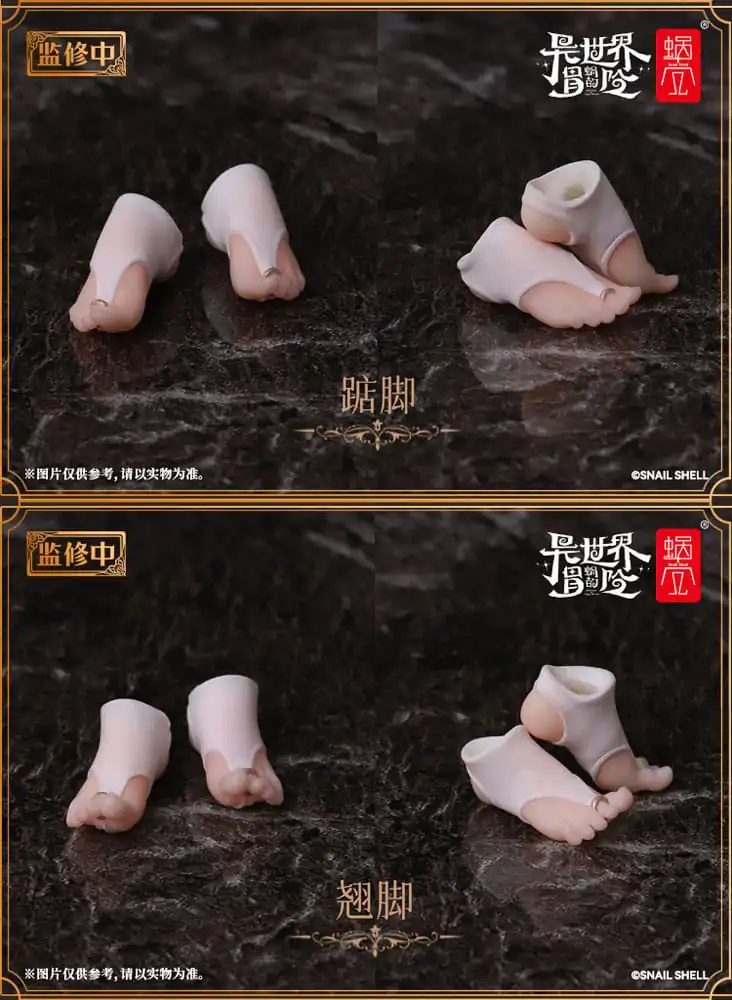 Original Character Zubehör Set für Actionfiguren 1/12 Option Foot Parts Set for Sister Muse Asdo Produktfoto