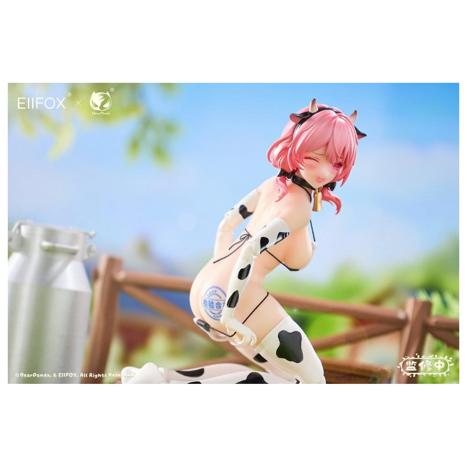 Original Charakter Actionfigur 1/8 Eiifox & BearPanda Nyuugyuu Momo 21 cm Produktfoto