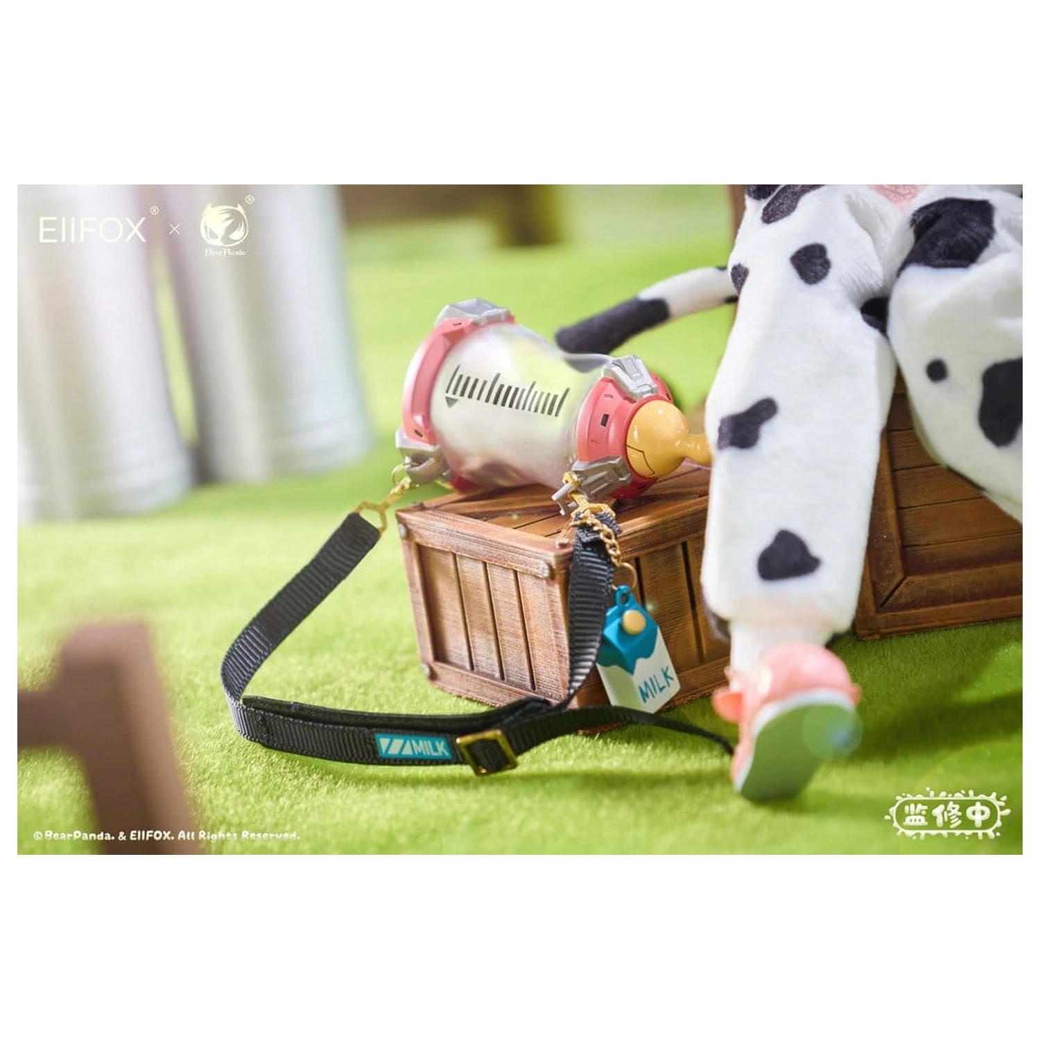 Original Charakter Actionfigur 1/8 Eiifox & BearPanda Nyuugyuu Momo 21 cm Produktfoto