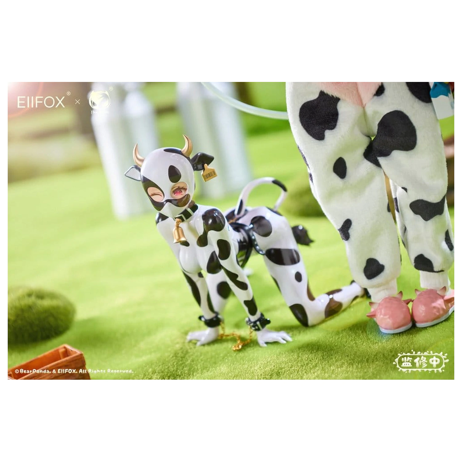 Original Charakter Actionfigur 1/8 Eiifox & BearPanda Nyuugyuu Momo 21 cm Produktfoto