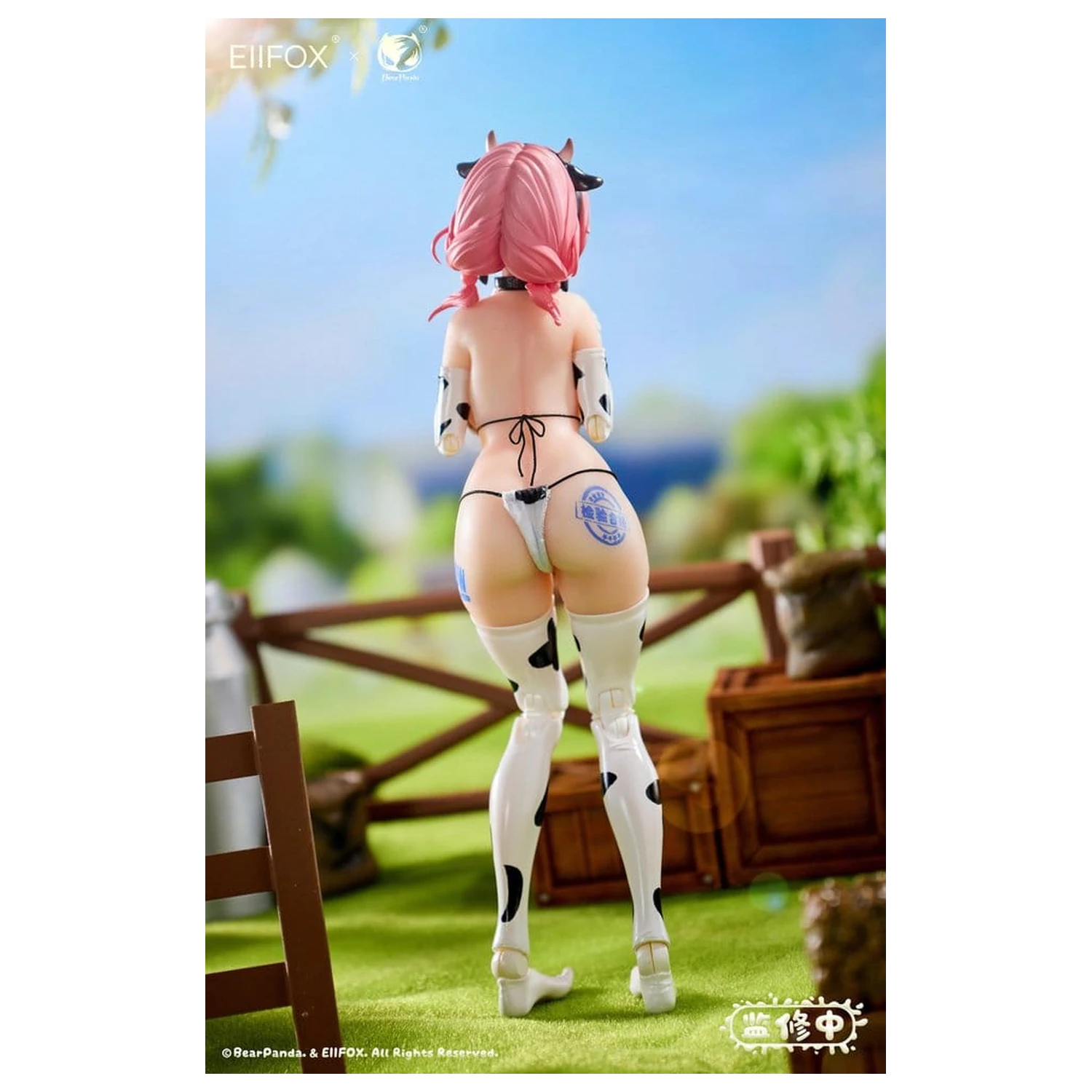 Original Charakter Actionfigur 1/8 Eiifox & BearPanda Nyuugyuu Momo 21 cm Produktfoto