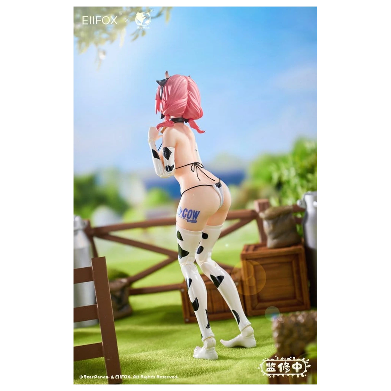 Original Charakter Actionfigur 1/8 Eiifox & BearPanda Nyuugyuu Momo 21 cm Produktfoto