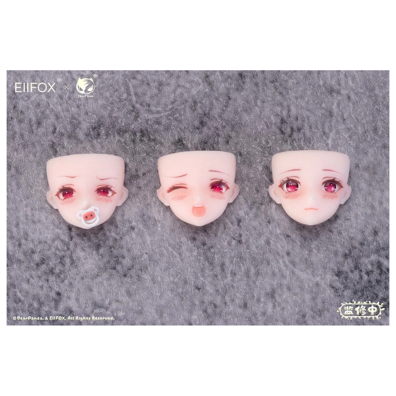 Original Charakter Actionfigur 1/8 Eiifox & BearPanda Nyuugyuu Momo 21 cm Produktfoto