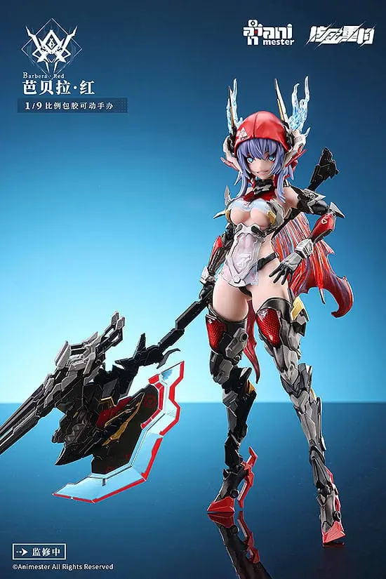 Original Character Plastic Model Kit Alloy Articulated Assemblable Model Thunderbolt-Barbera Red 21 cm Produktfoto