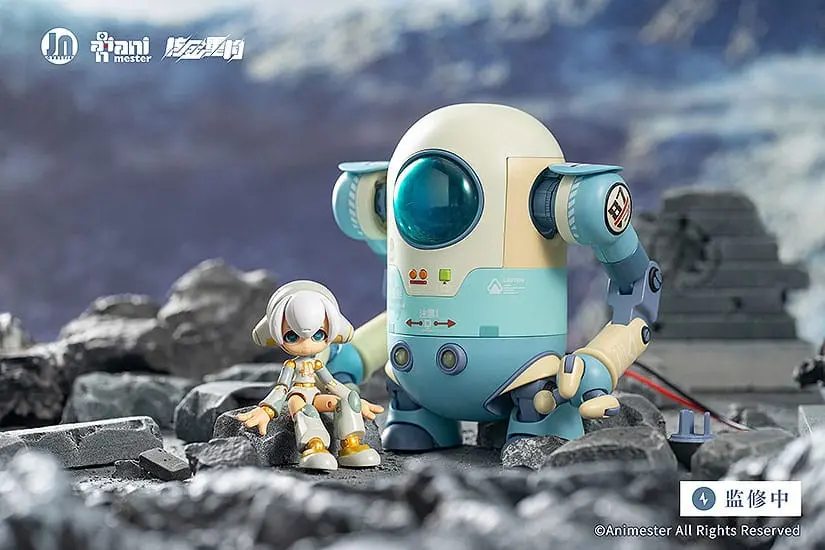 Original Character Plastic Model Kit Alloy Articulated Assemblable Model Topupu Robot 12 cm Produktfoto
