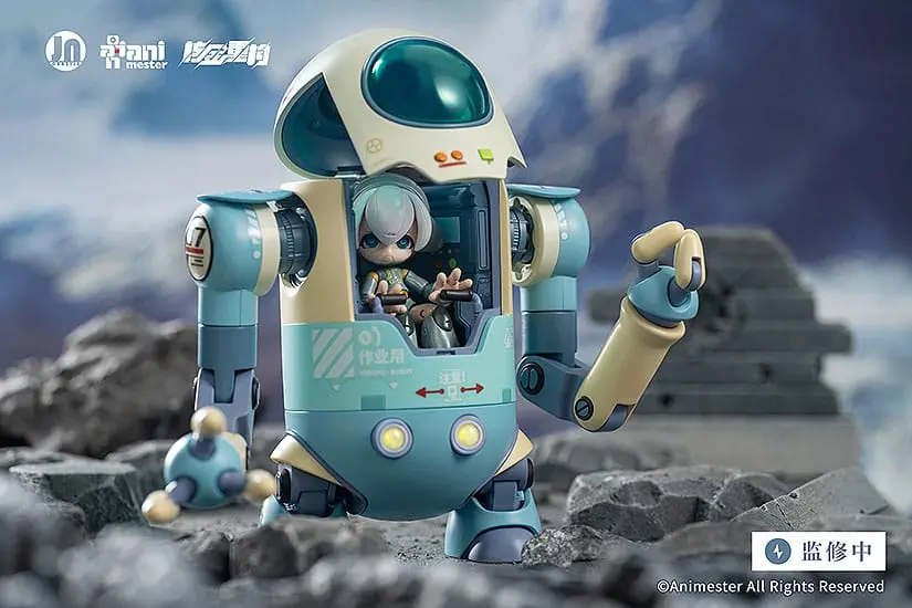 Original Character Plastic Model Kit Alloy Articulated Assemblable Model Topupu Robot 12 cm Produktfoto