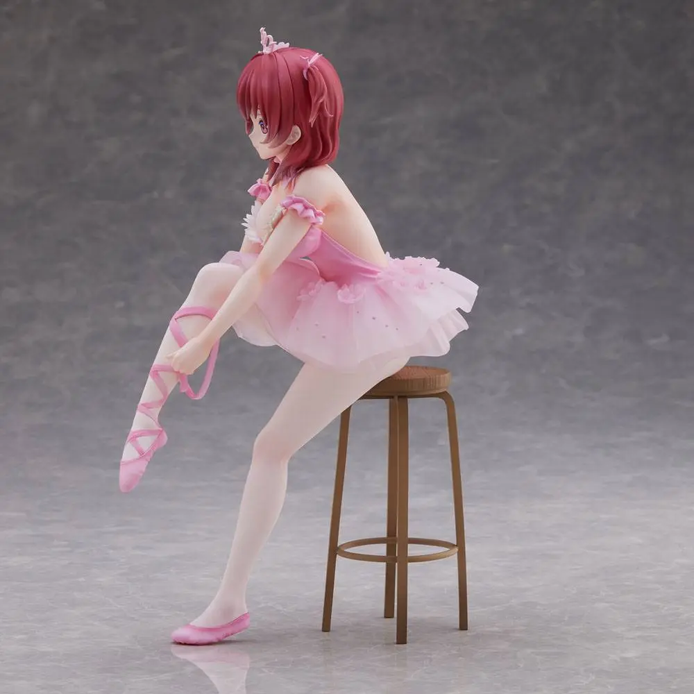 Original Character PVC Statue Anmi Illustration Flamingo Ballet Red Hair Girl 24 cm Produktfoto