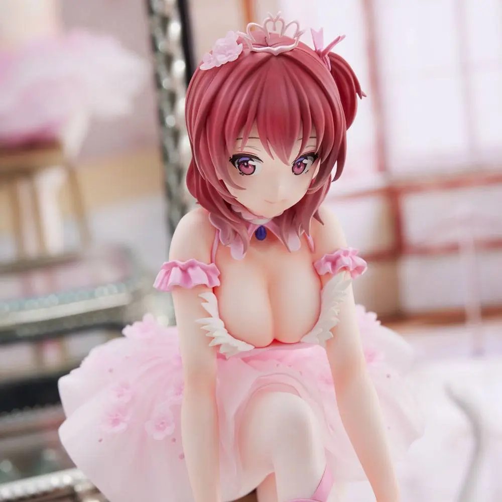 Original Character PVC Statue Anmi Illustration Flamingo Ballet Red Hair Girl 24 cm Produktfoto