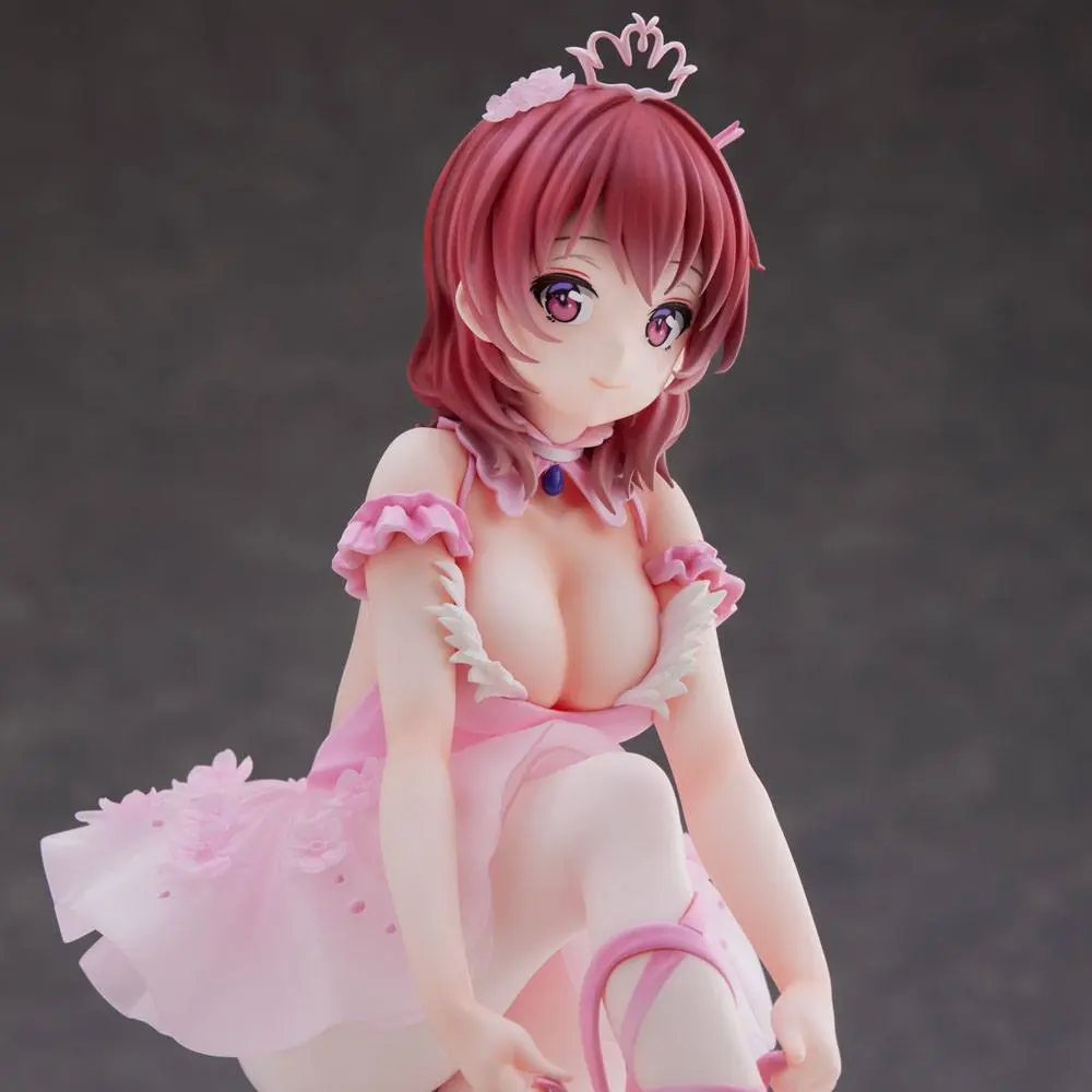 Original Character PVC Statue Anmi Illustration Flamingo Ballet Red Hair Girl 24 cm Produktfoto