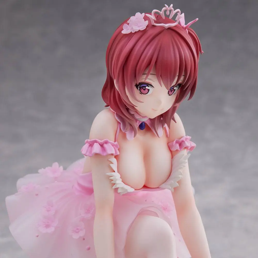 Original Character PVC Statue Anmi Illustration Flamingo Ballet Red Hair Girl 24 cm Produktfoto