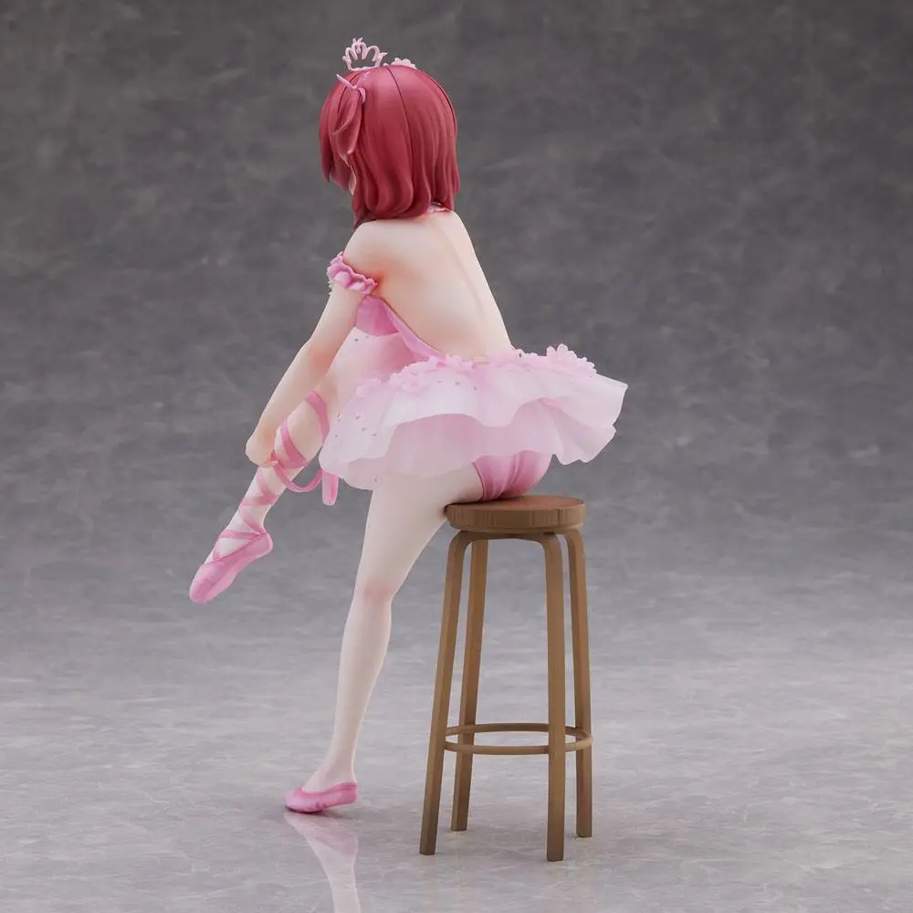 Original Character PVC Statue Anmi Illustration Flamingo Ballet Red Hair Girl 24 cm Produktfoto