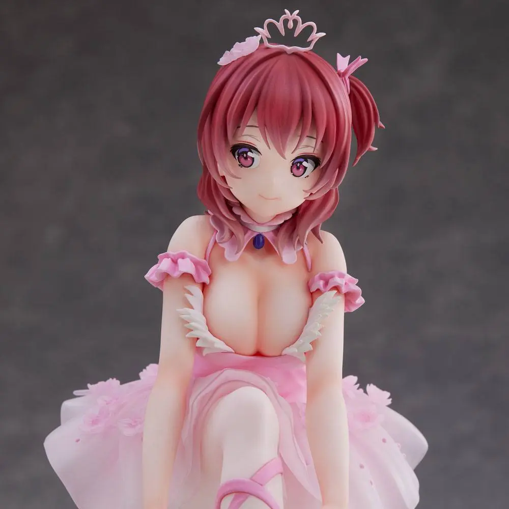 Original Character PVC Statue Anmi Illustration Flamingo Ballet Red Hair Girl 24 cm Produktfoto