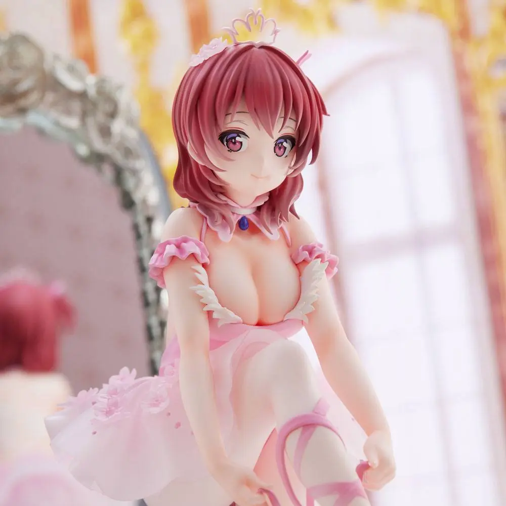 Original Character PVC Statue Anmi Illustration Flamingo Ballet Red Hair Girl 24 cm Produktfoto