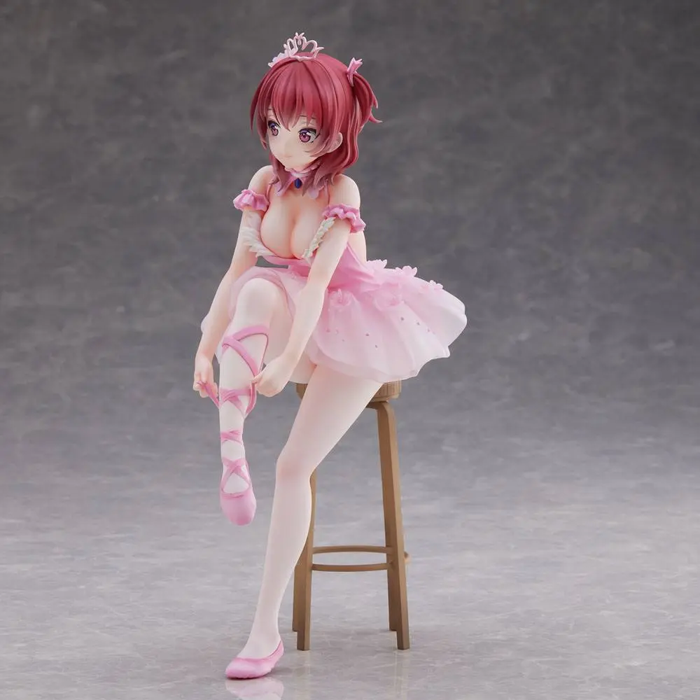 Original Character PVC Statue Anmi Illustration Flamingo Ballet Red Hair Girl 24 cm Produktfoto