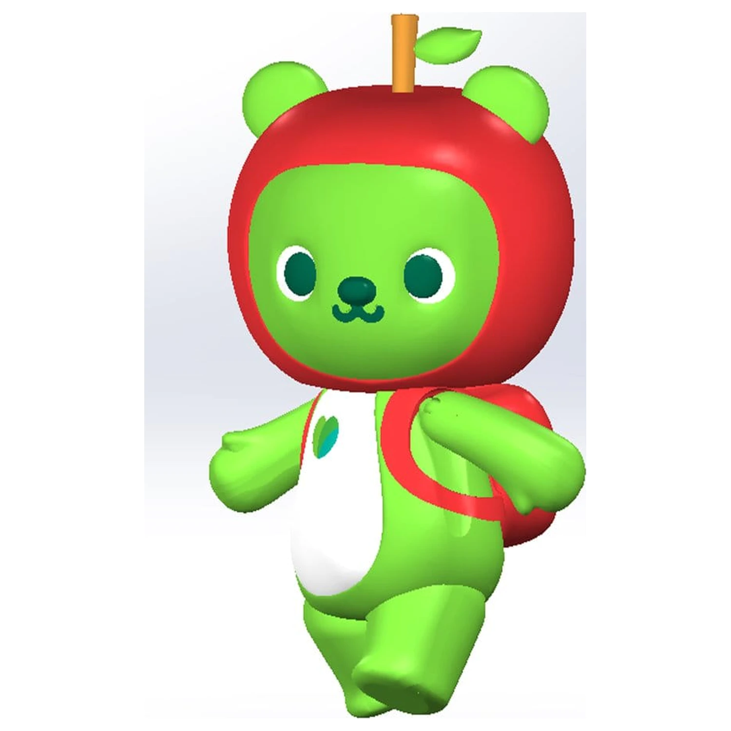 Original Character Kunststoffmodellbausatz Arukuma 10 cm Produktfoto