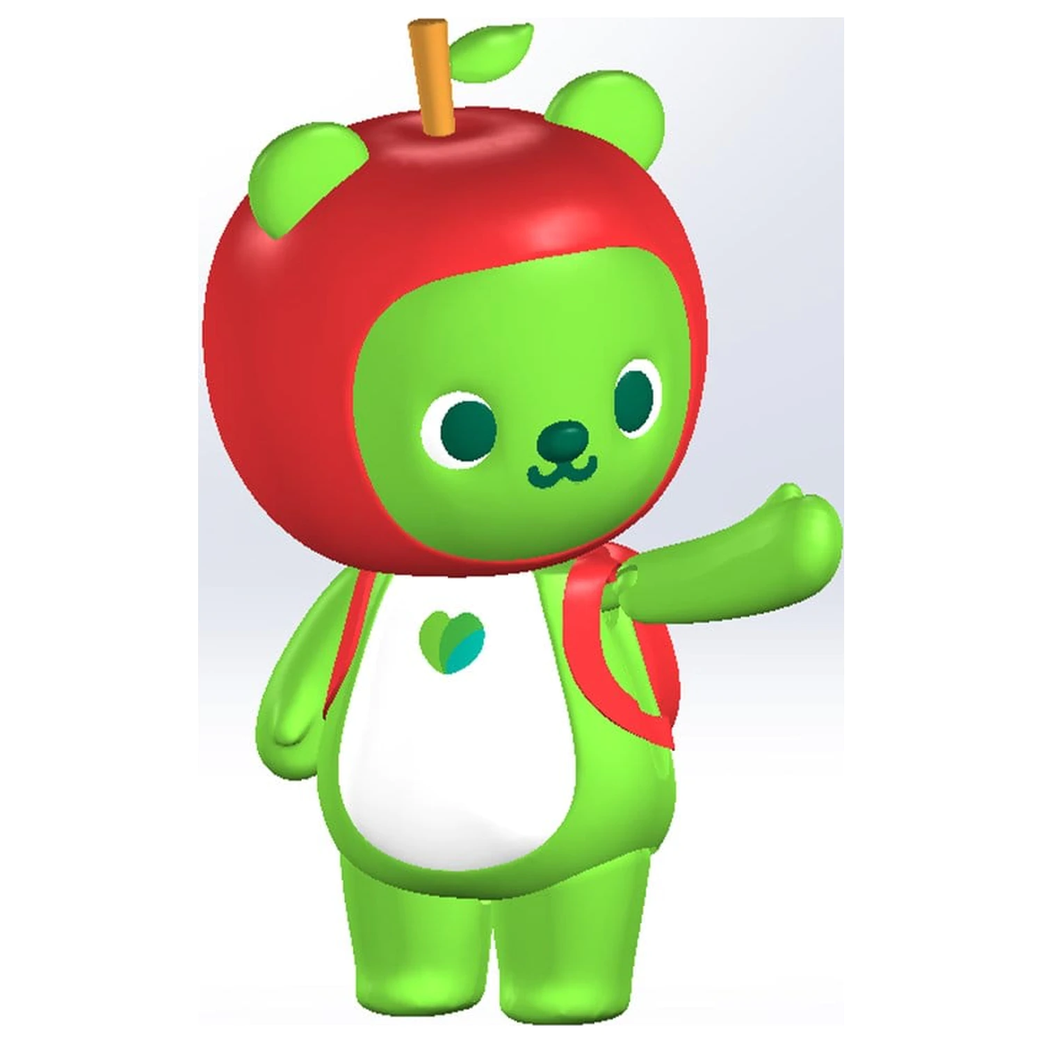 Original Character Kunststoffmodellbausatz Arukuma 10 cm Produktfoto