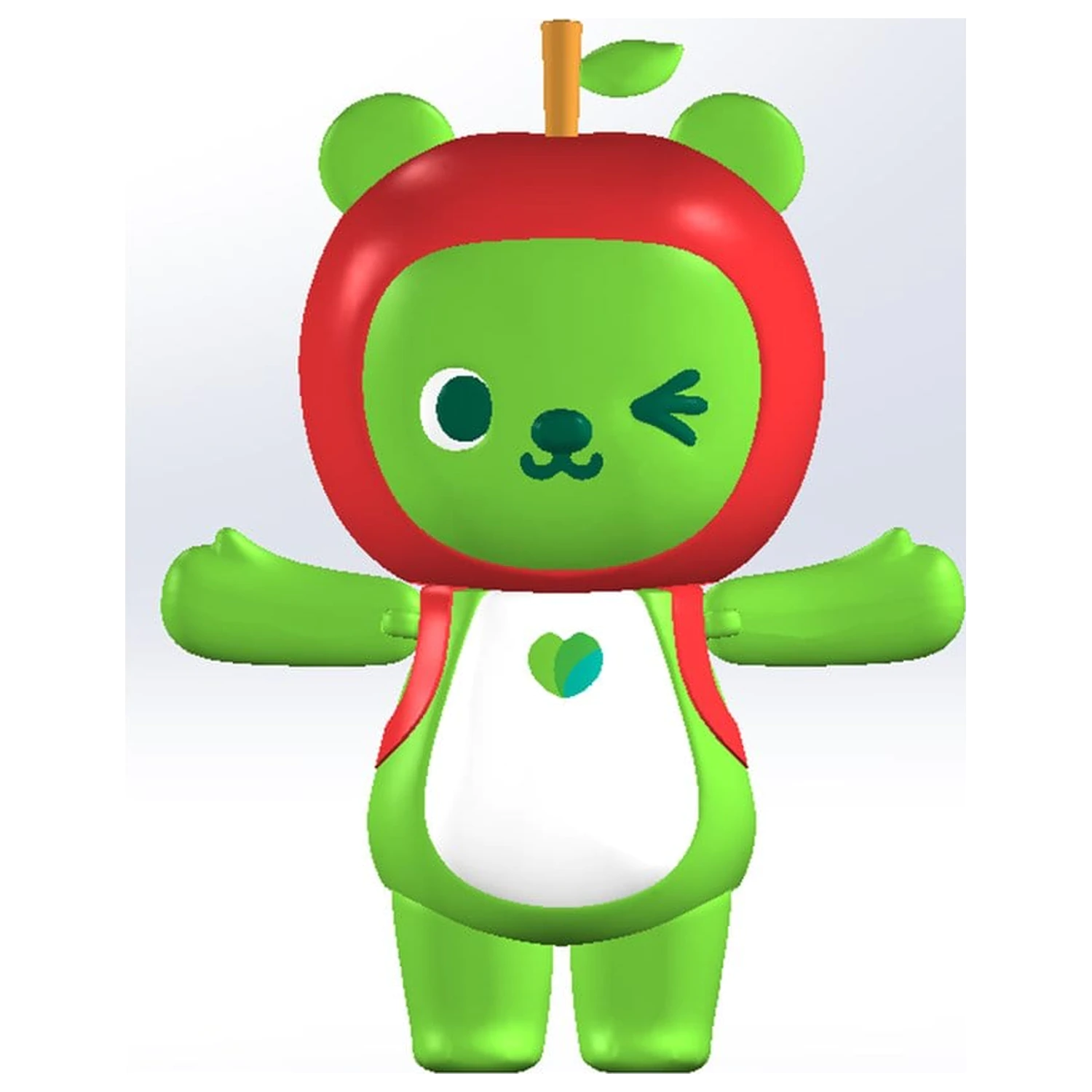 Original Character Kunststoffmodellbausatz Arukuma 10 cm Produktfoto