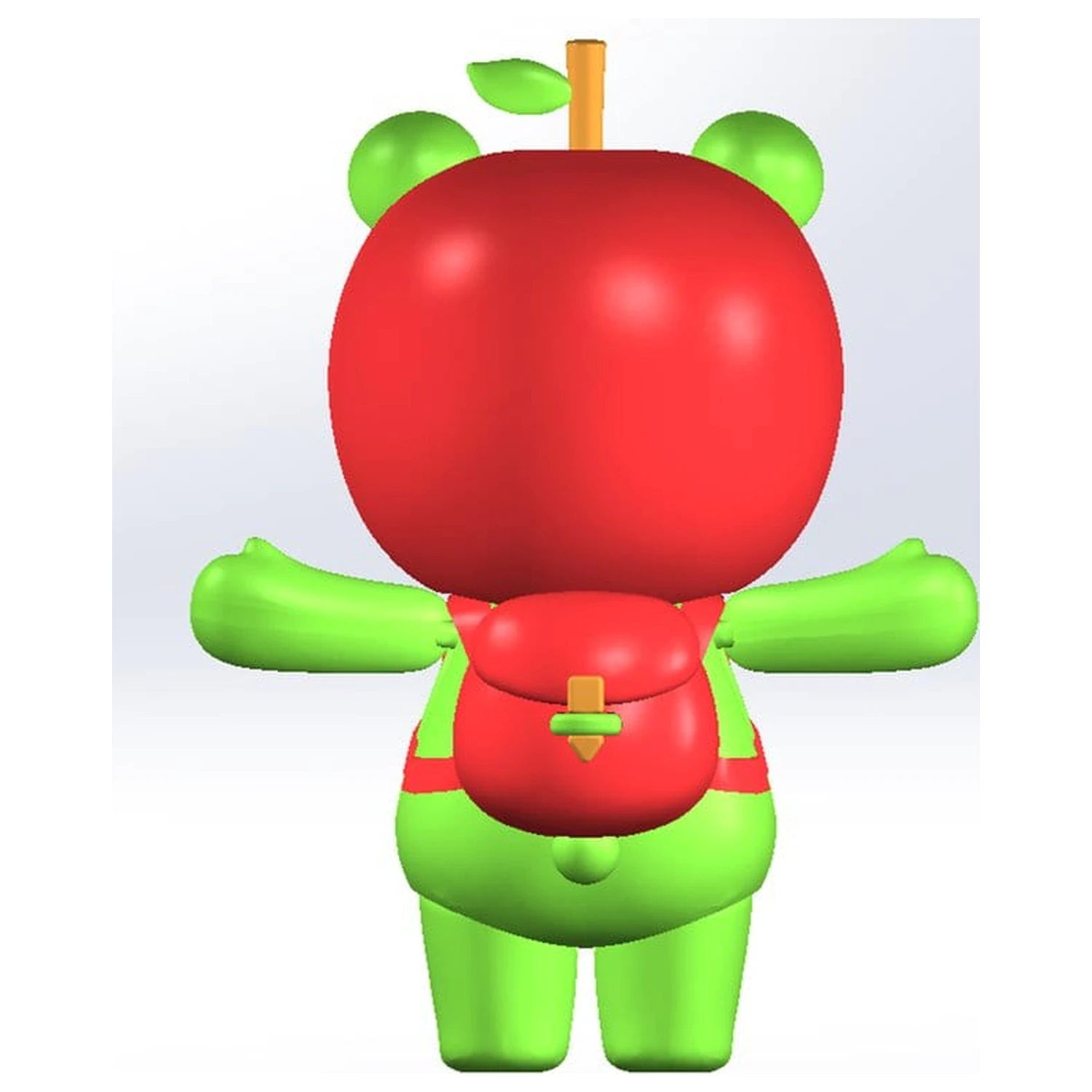 Original Character Kunststoffmodellbausatz Arukuma 10 cm Produktfoto