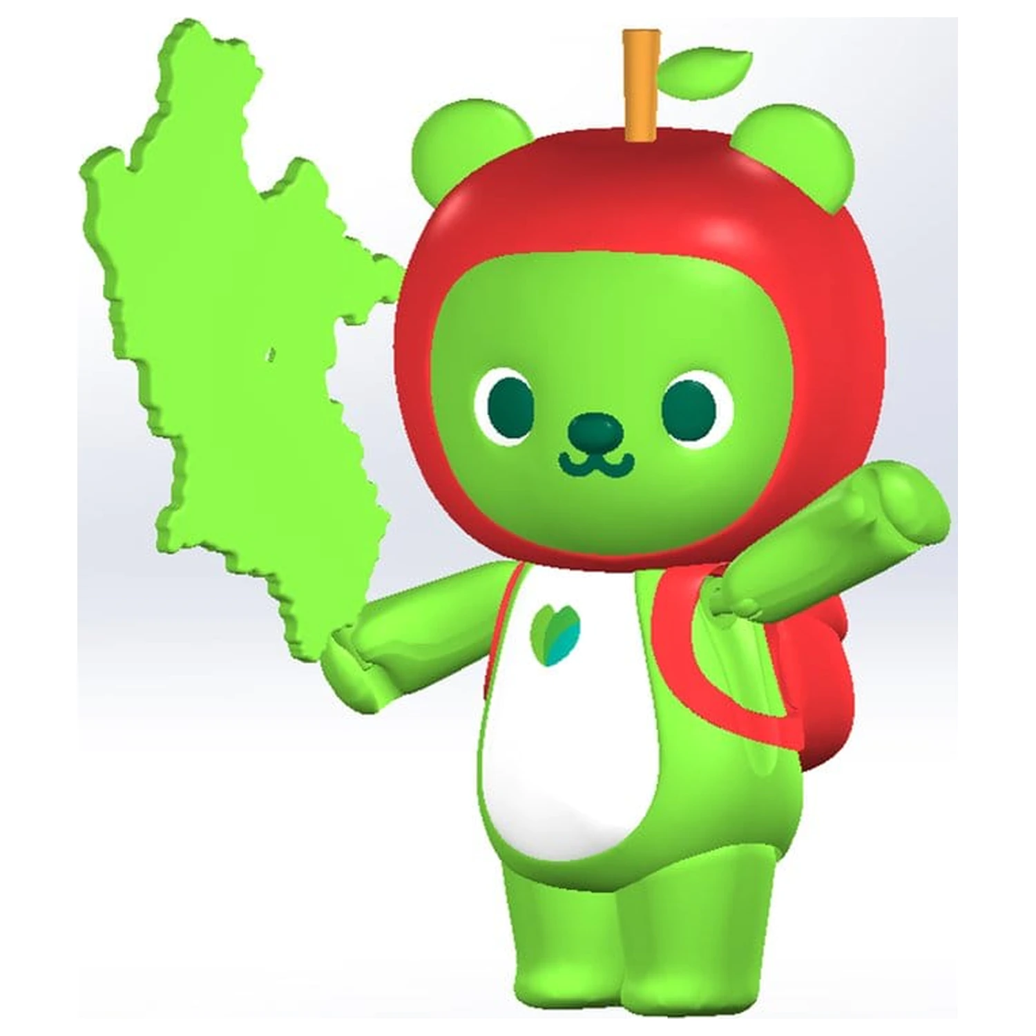 Original Character Kunststoffmodellbausatz Arukuma 10 cm Produktfoto