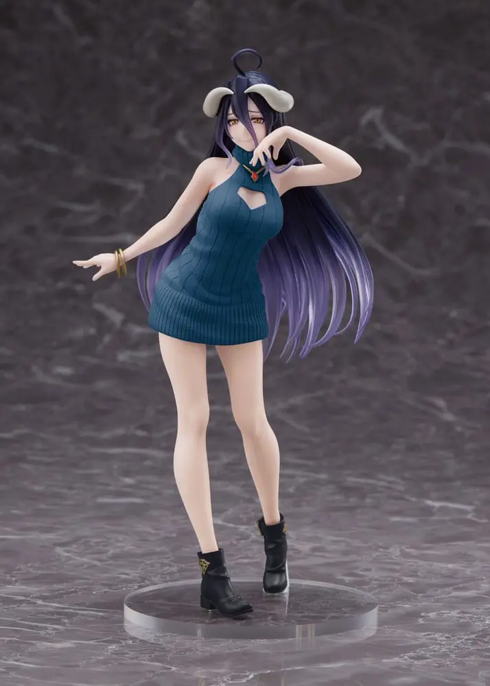 Original Character Coreful PVC Statue Overlord IV AMP Albedo Knit Dress Ver. Renewal Edition Produktfoto