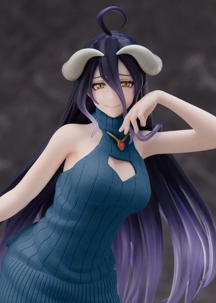 Original Character Coreful PVC Statue Overlord IV AMP Albedo Knit Dress Ver. Renewal Edition Produktfoto