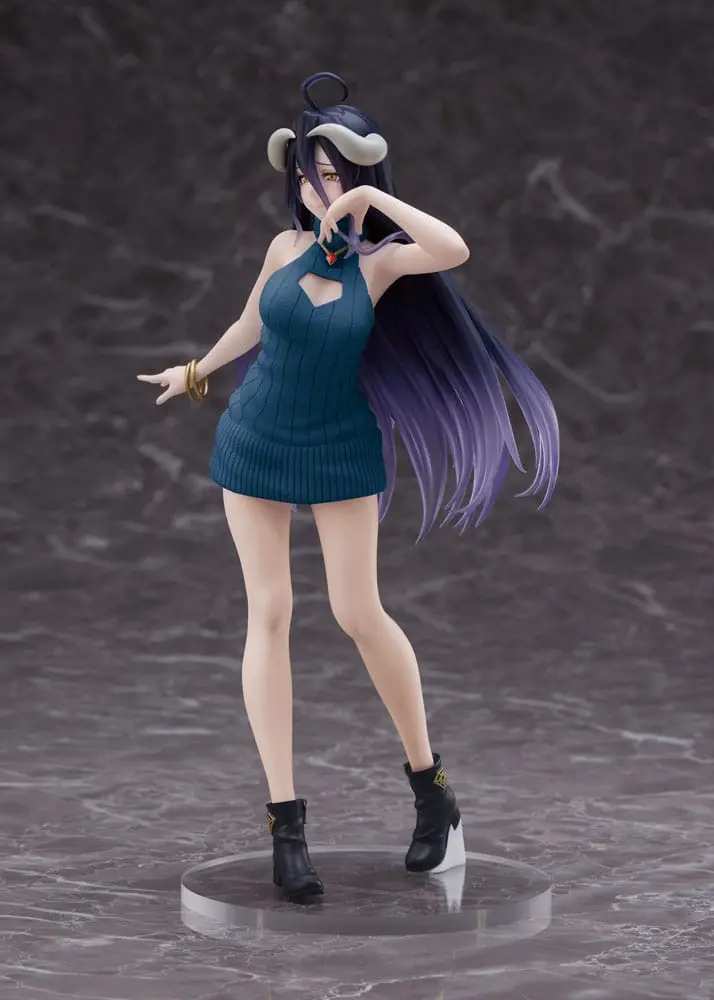 Original Character Coreful PVC Statue Overlord IV AMP Albedo Knit Dress Ver. Renewal Edition Produktfoto