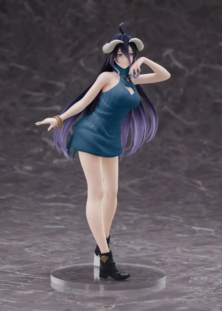 Original Character Coreful PVC Statue Overlord IV AMP Albedo Knit Dress Ver. Renewal Edition Produktfoto