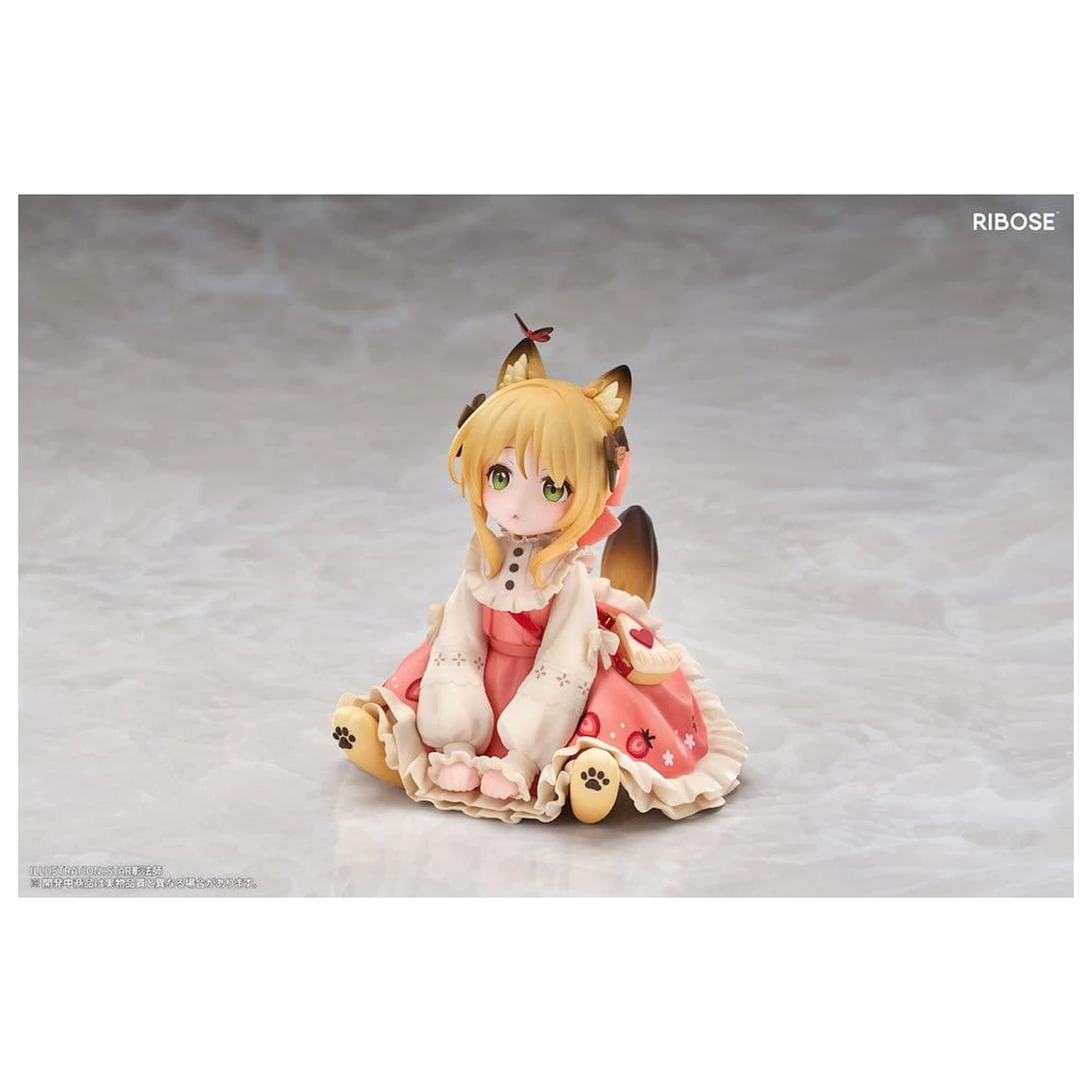 Original Character DLC Series PVC Figur Tea Time Cats Orange Cat 10 cm Produktfoto