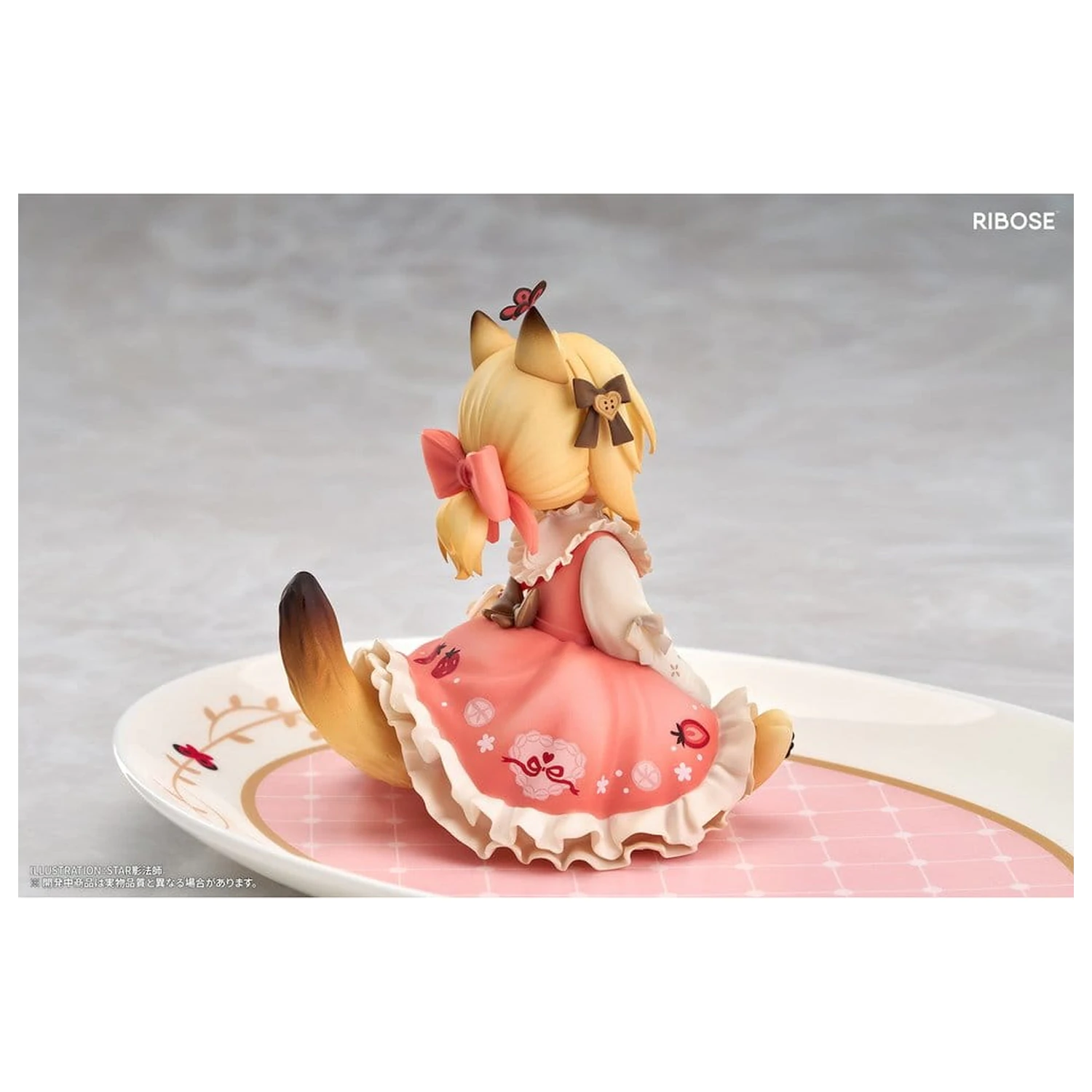 Original Character DLC Series PVC Figur Tea Time Cats Orange Cat 10 cm Produktfoto